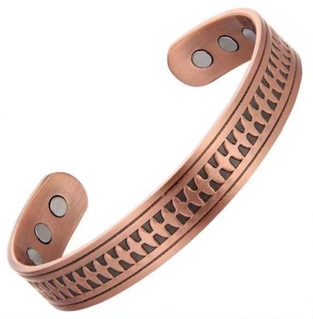 Swallow Copper Bangle Bracelet with Magnets, Magnetic Bracelets #Copper-B039