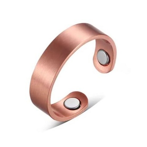 Plain Copper Ring Magnetic Copper Band | Wellness Jewelry #R00015