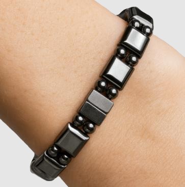 Men's, Women's Magnetic Beaded Bracelets, Made in USA Hematite Magnetic Bracelets