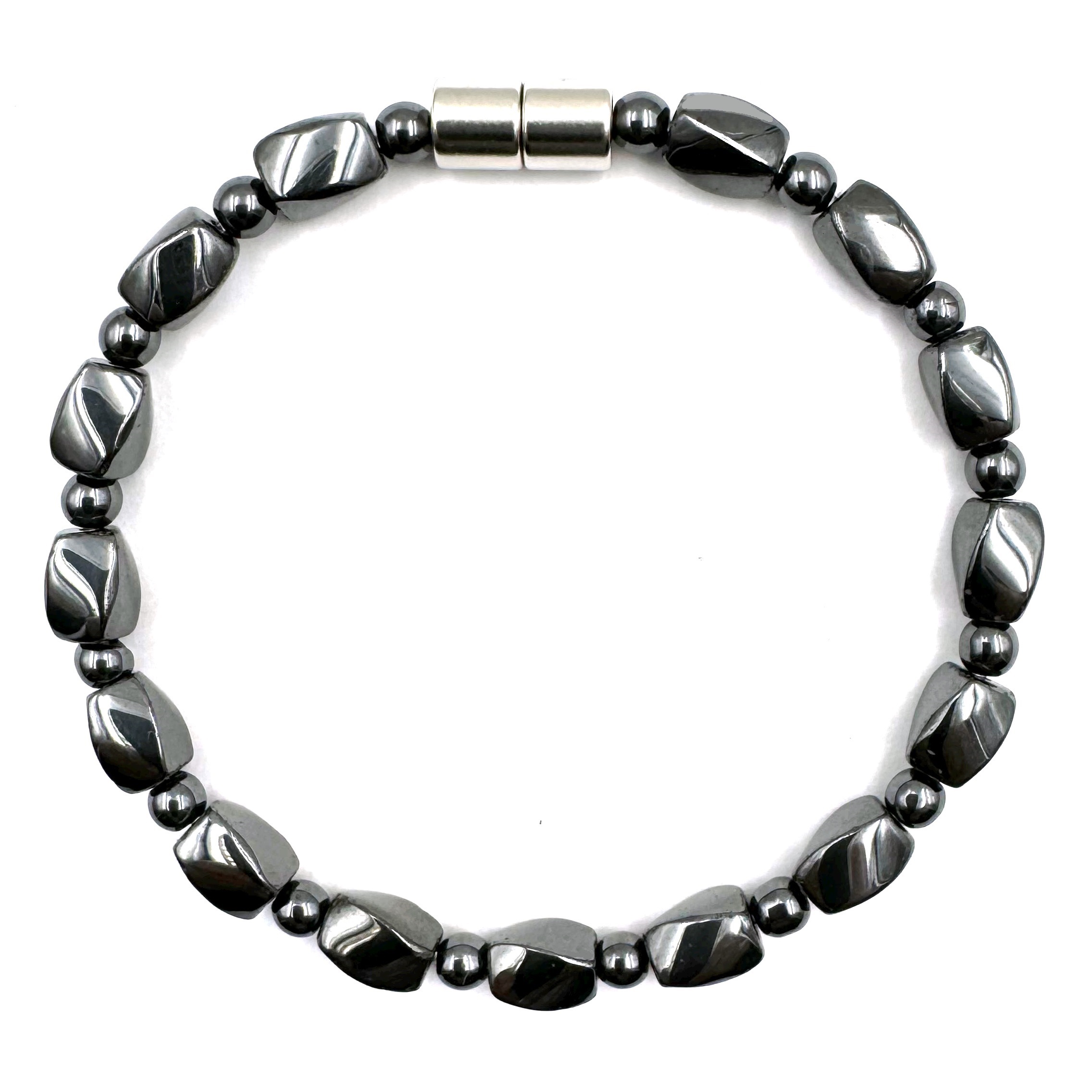 Elegant Black Hematite Magnetic Bracelet for Men and Women #MHB002