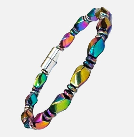 Magnetic Rainbow Bracelet Twisted Magnetic Bracelet for Women #MHB-040