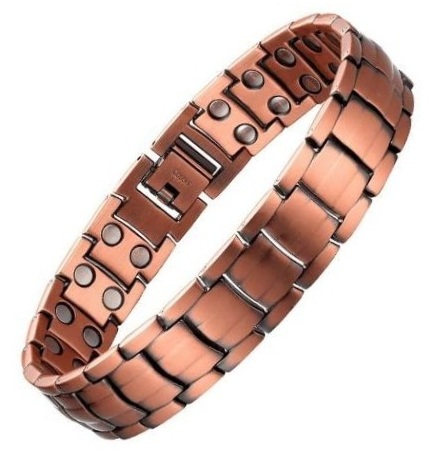 15mm Wide Copper Magnetic Bracelet, Copper Bracelet with double Strength Magnets #CMB004