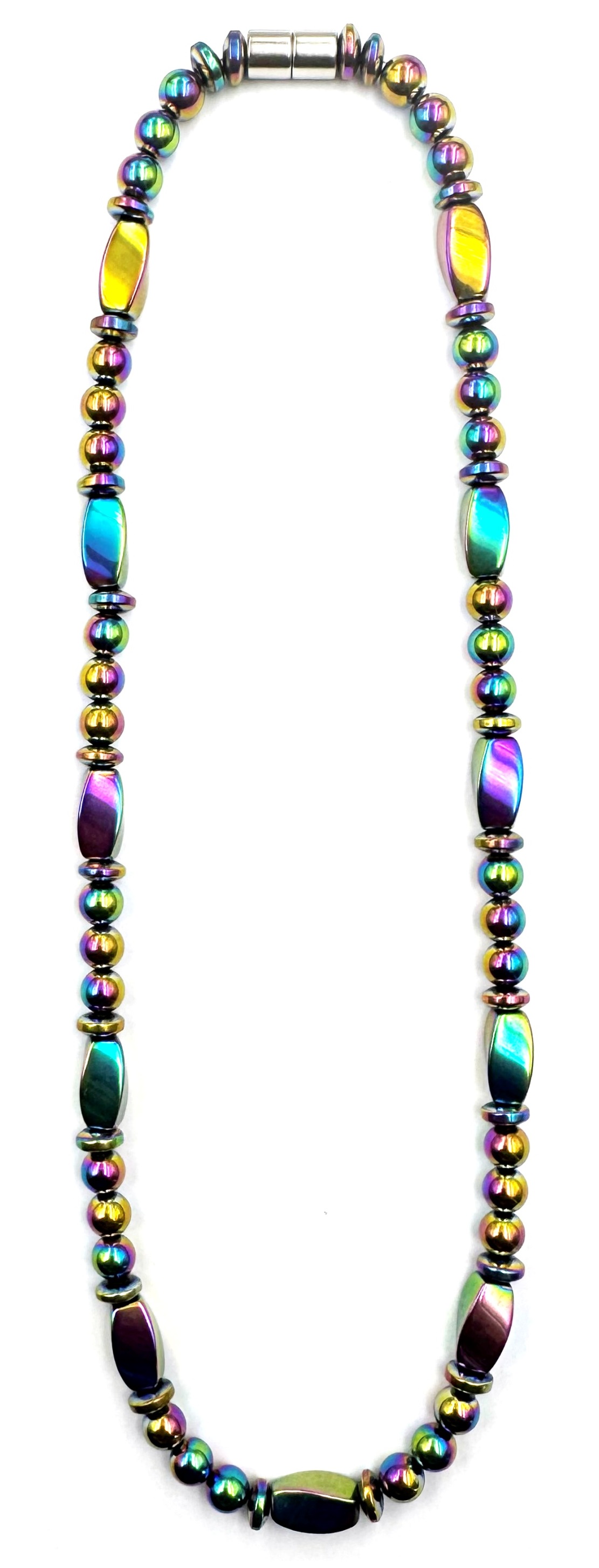 Iridescent Magnetic Necklace Rainbow Necklace #MHN-418