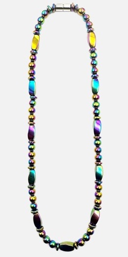Iridescent Magnetic Necklace Rainbow Necklace #MHN418