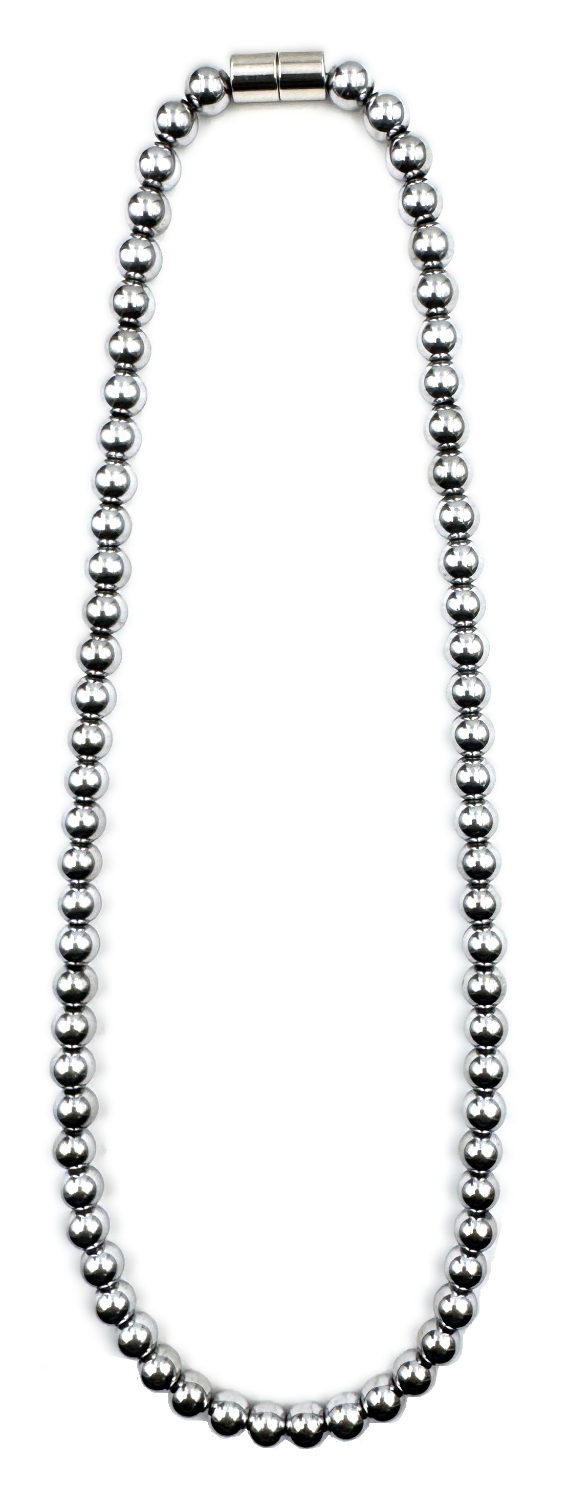 Silver Hematite Magnetic Necklace for Men and Women Necklace #MHN-444