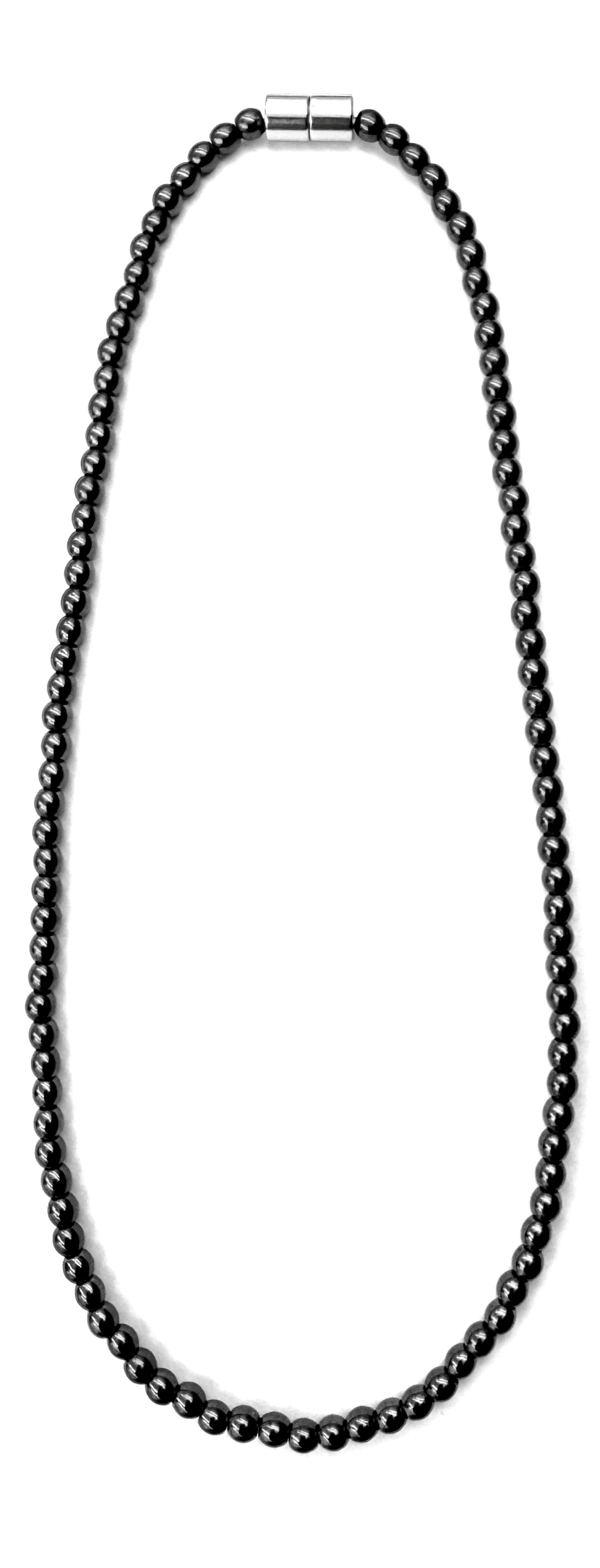Plain 4mm Hematite Magnetic Necklace for Men and Women Necklace #MHN-445