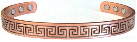 Magnetic Copper Cuff Celtic Bangle Bracelet #MCC-005